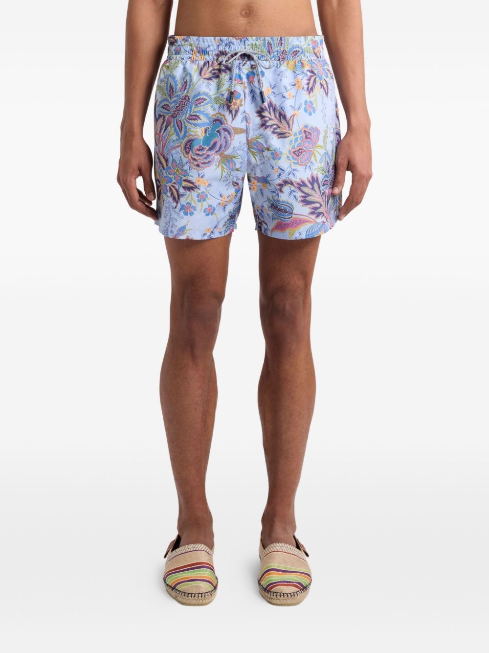 floral-print swim shorts - 3