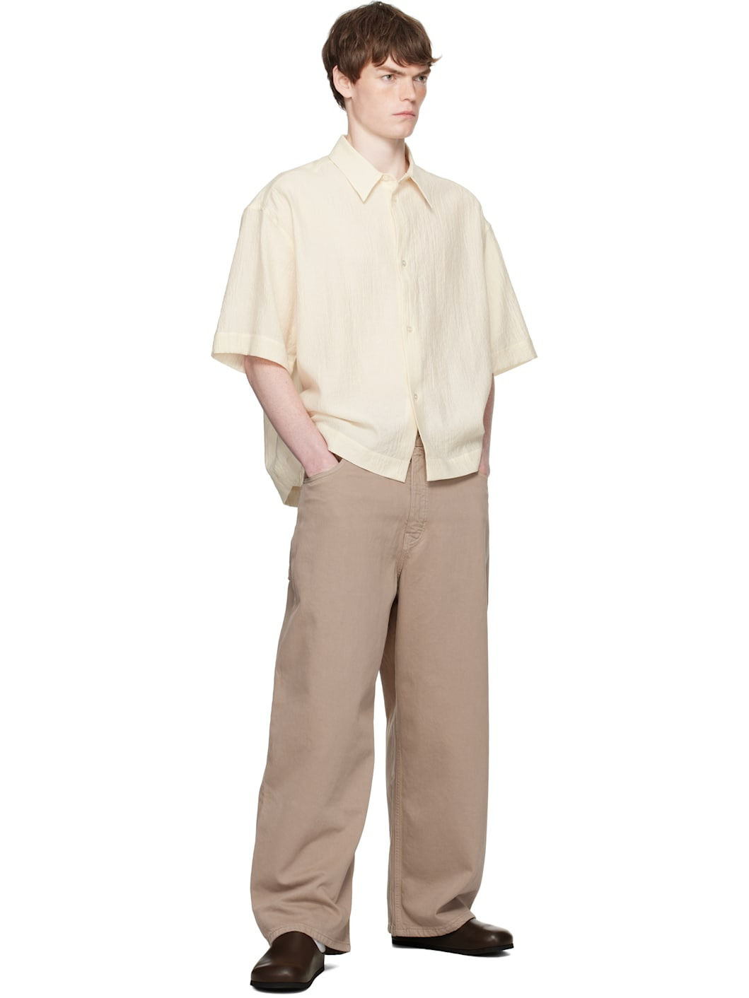 Taupe Paolo Jeans - 4