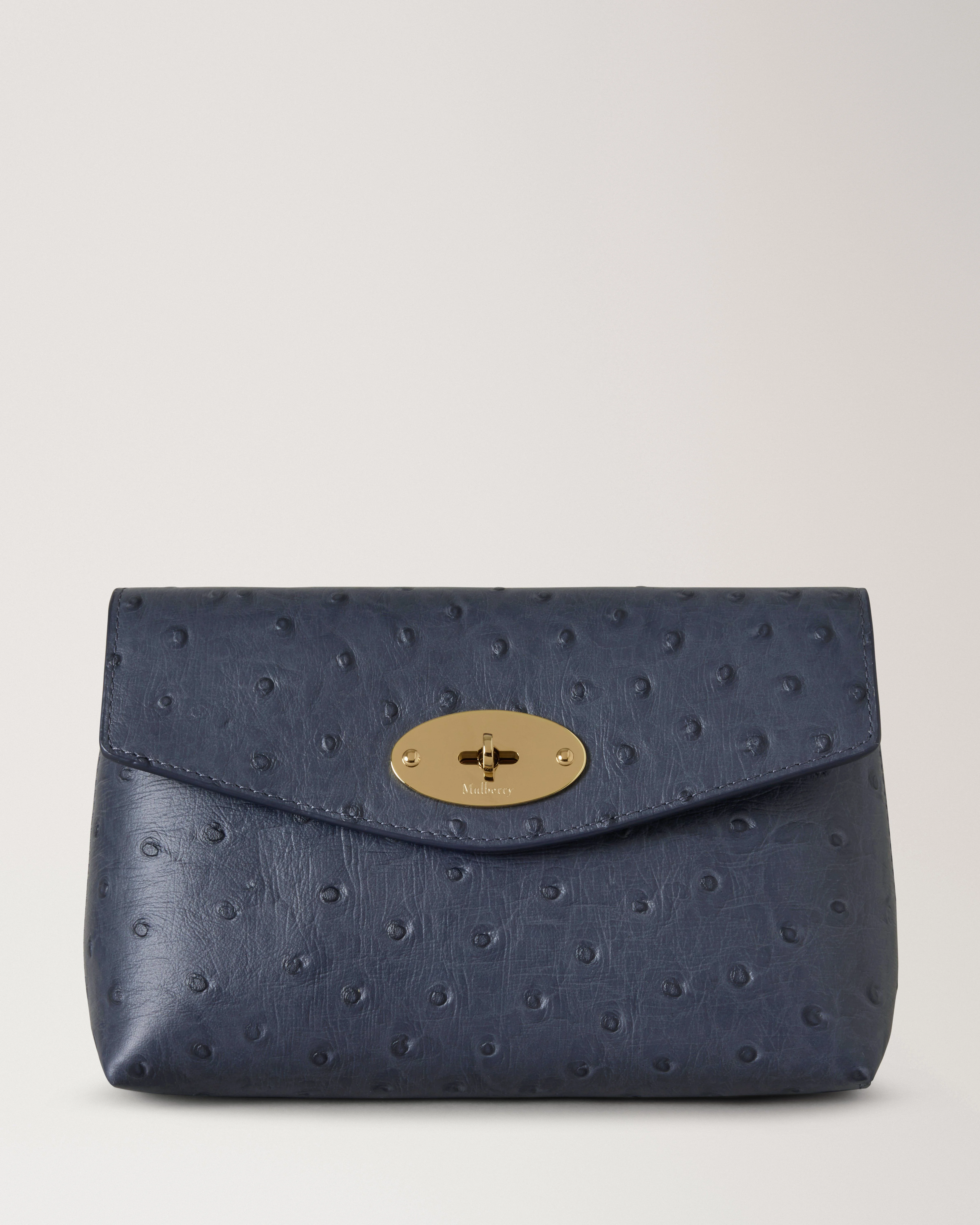 Darley Cosmetic Pouch
Stormy Blue Ostrich - 1