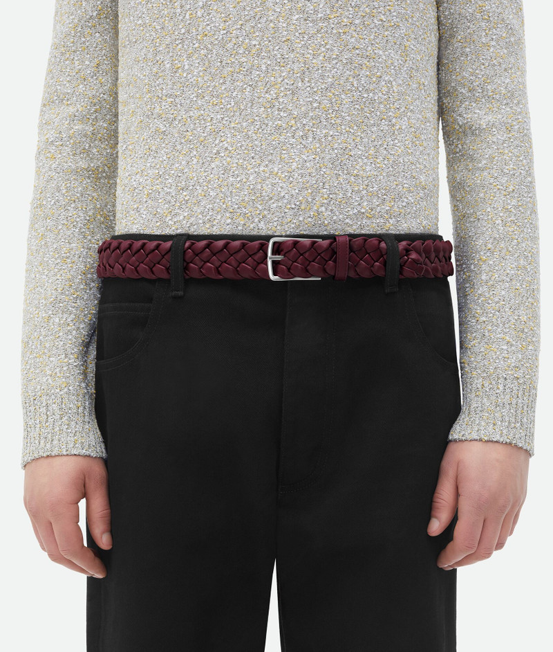 Bottega Veneta Padded Intreccio Belt outlook