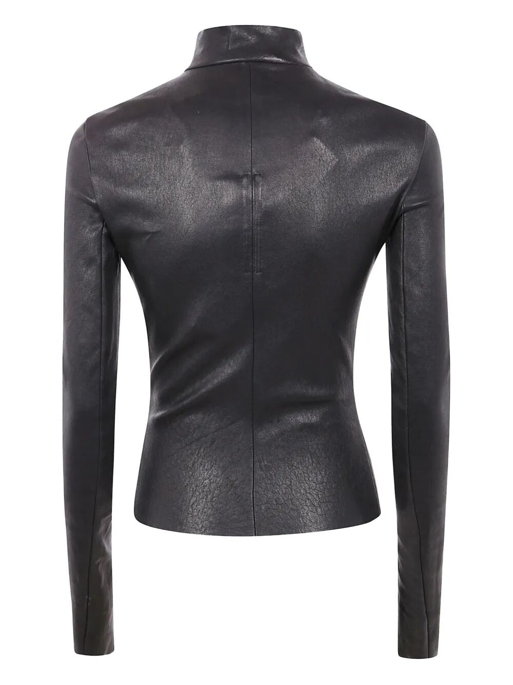 Rick Owens Women "Gary" Leather Jacket - 5