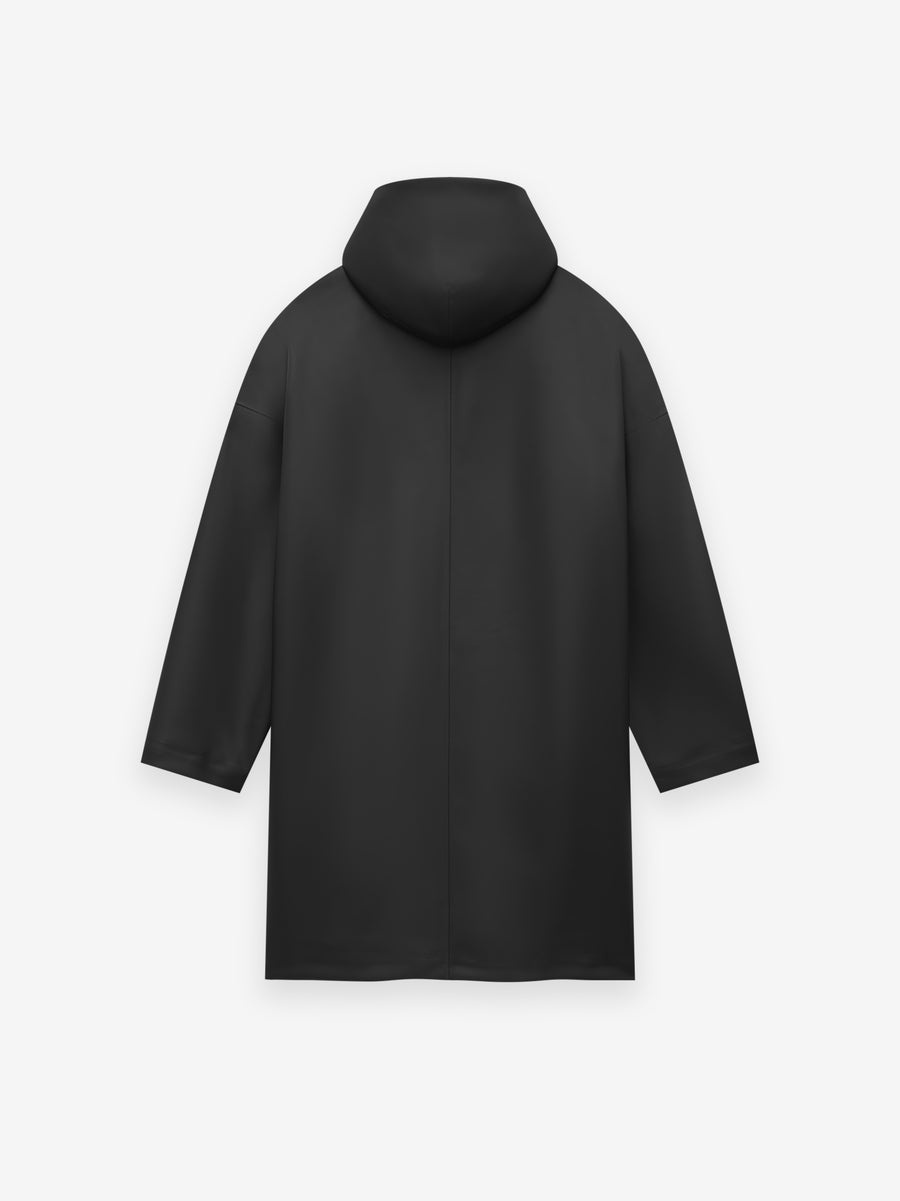 Rubber Hooded Long Jacket - 2