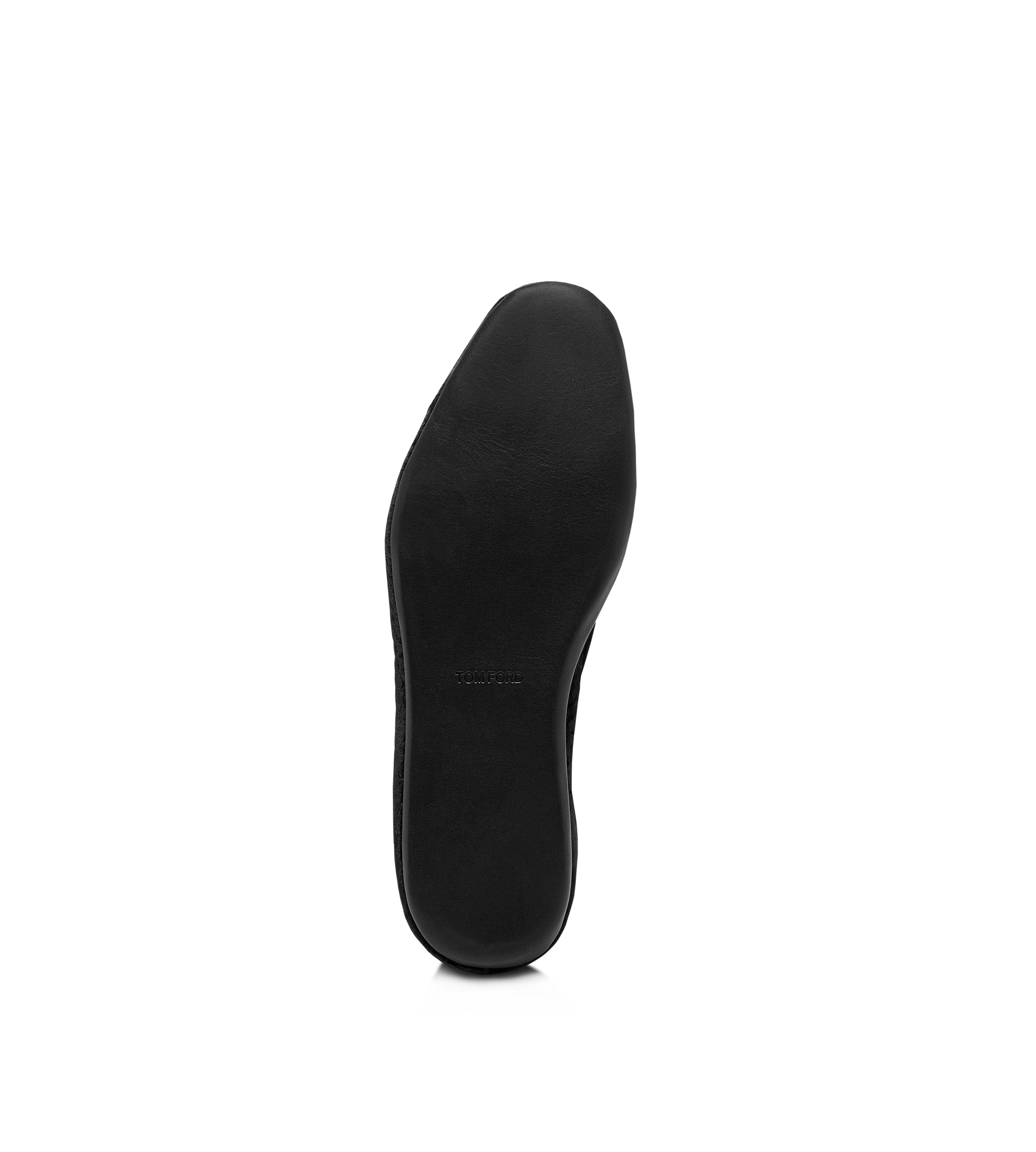 STAMPED CROC VELVET SLIPPERS - 4