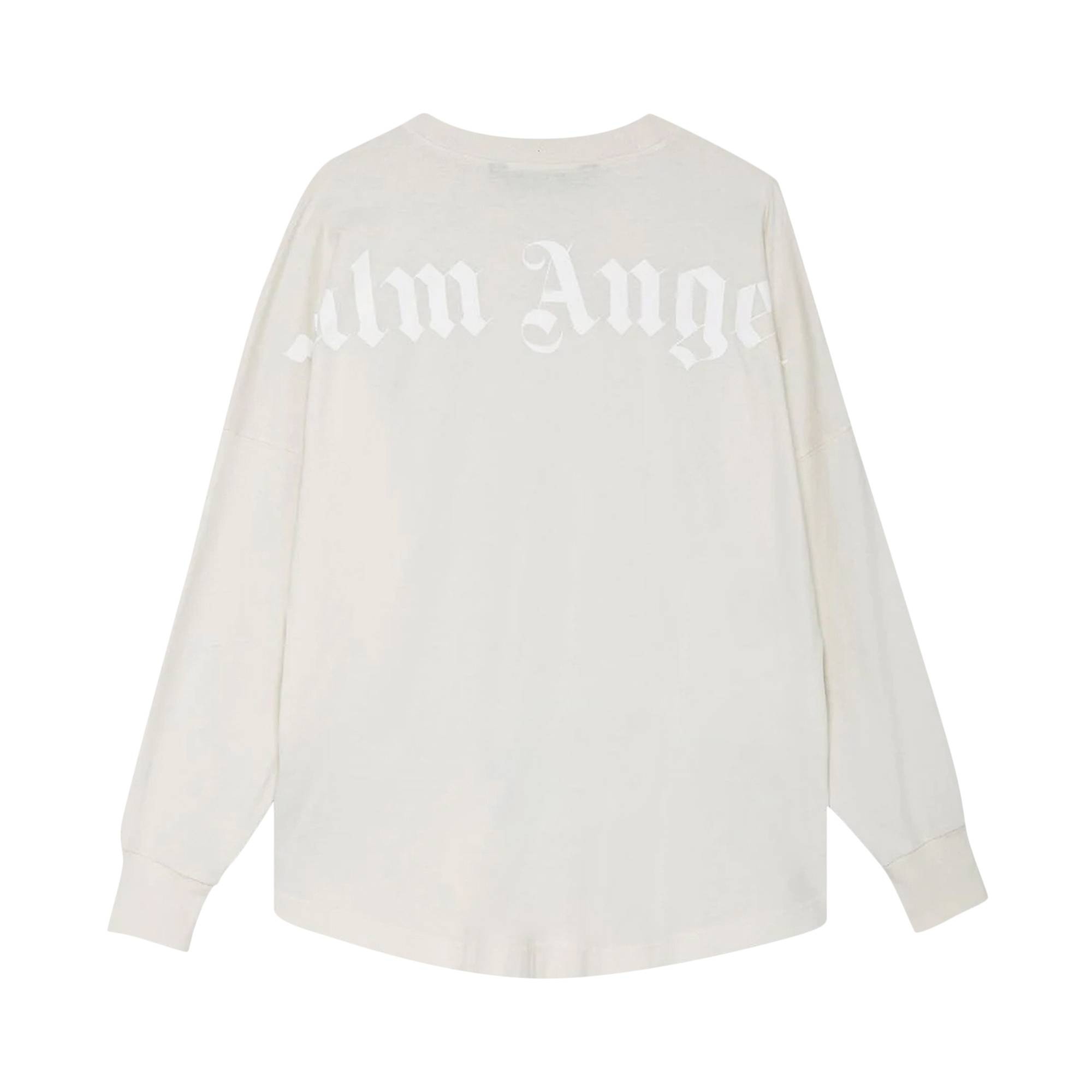 Palm Angels GD Classic Logo Over Long-Sleeve Tee 'Off White' - 2