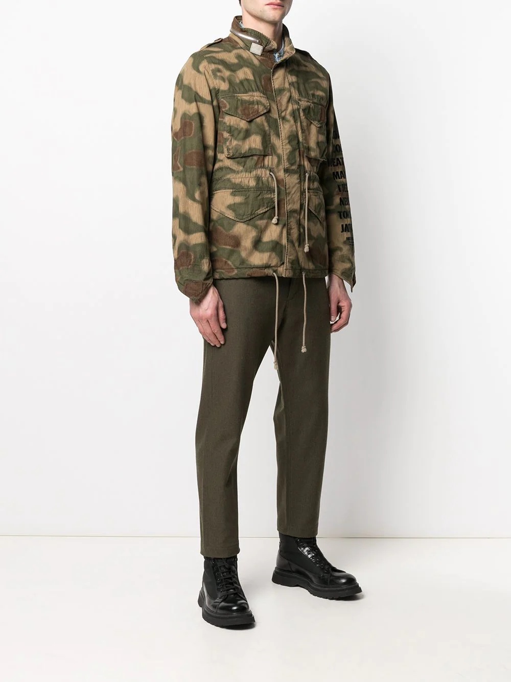 M-65 camouflage print jacket - 3