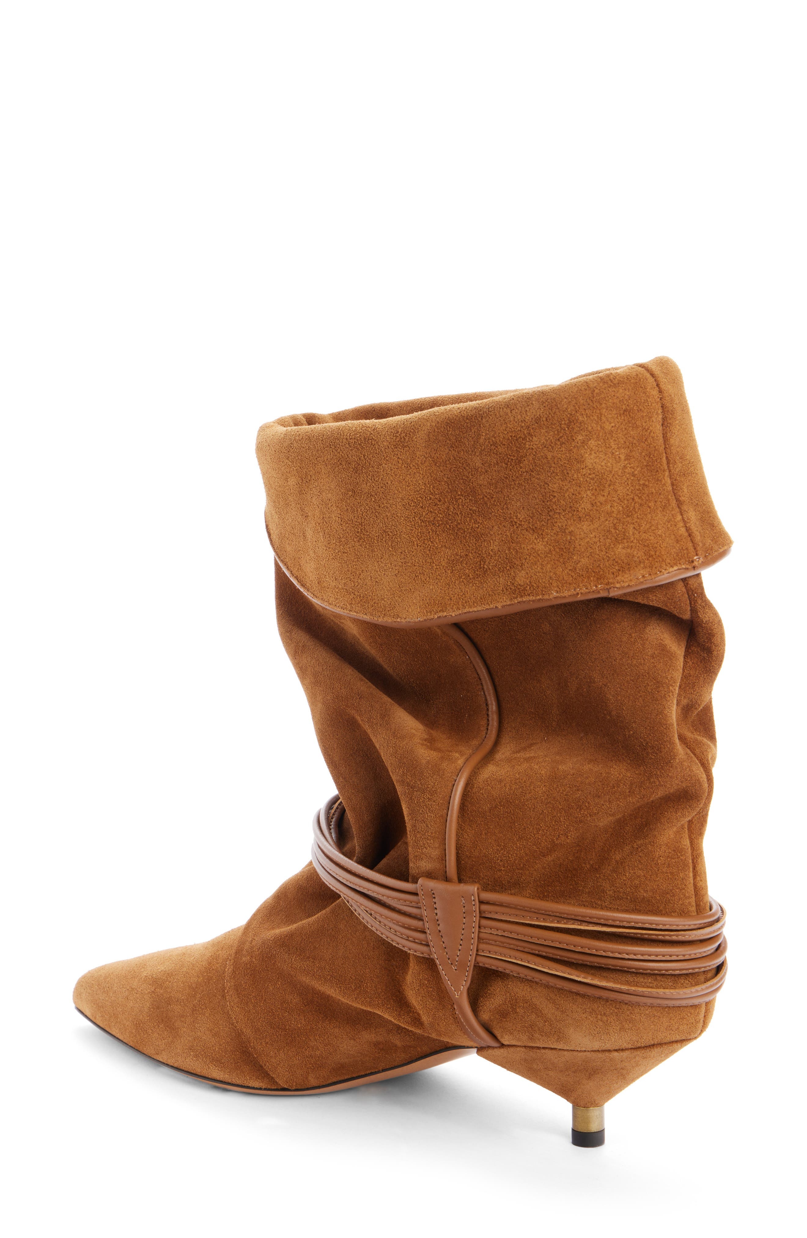 Isabel Marant Edrika Pointed Toe Bootie in Cognac at Nordstrom - 2