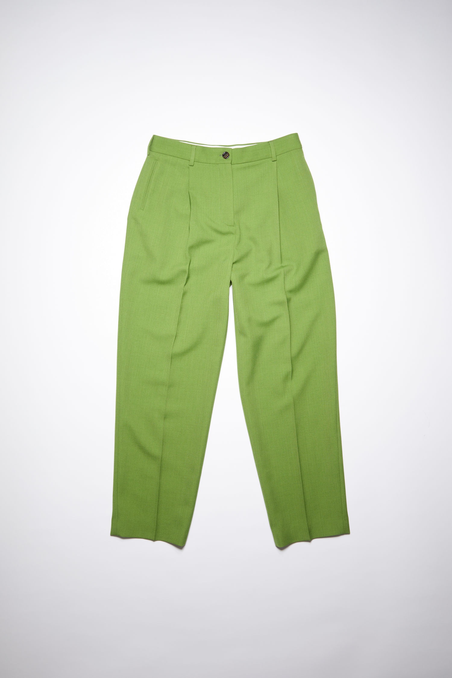 Pleated trousers - Moss Green - 4