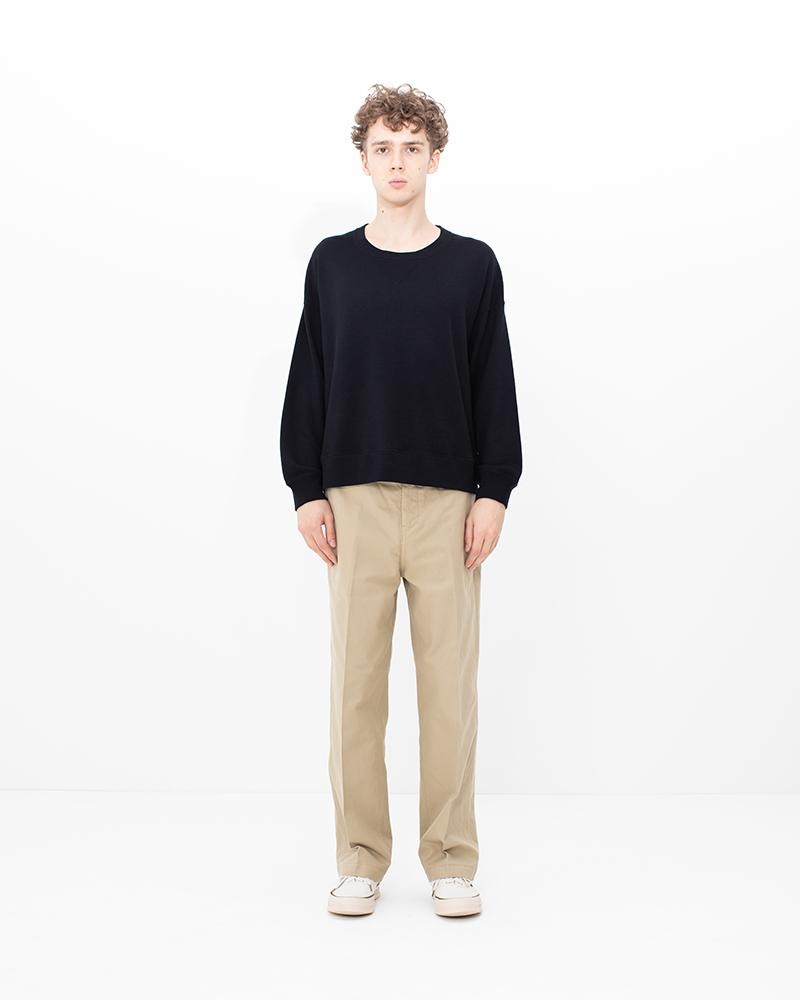JUMBO SB SWEAT L/S (SUPERFINE) BLACK - 2