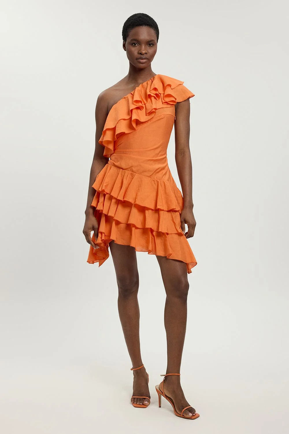 Drama Frill Midi Dress - 1