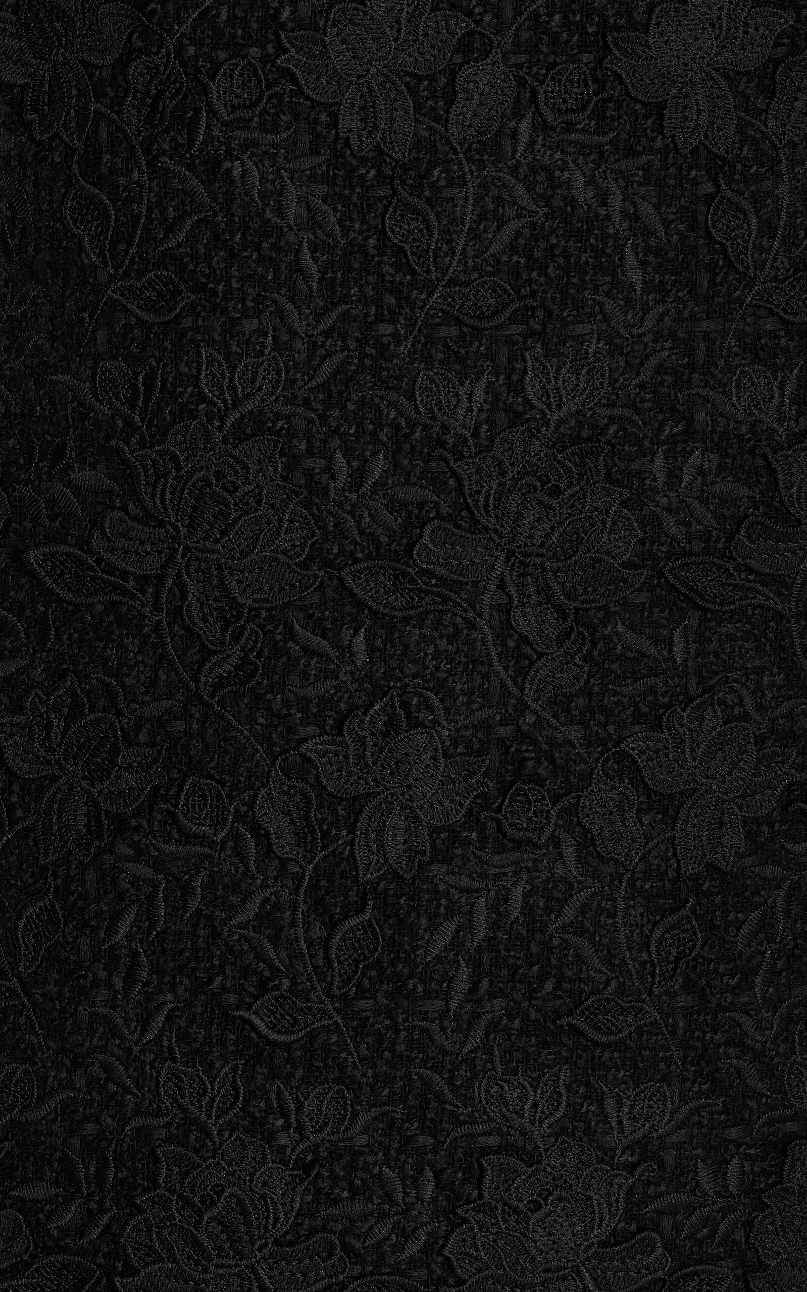 Gardenia Guipure Tweed Pencil Skirt black - 9