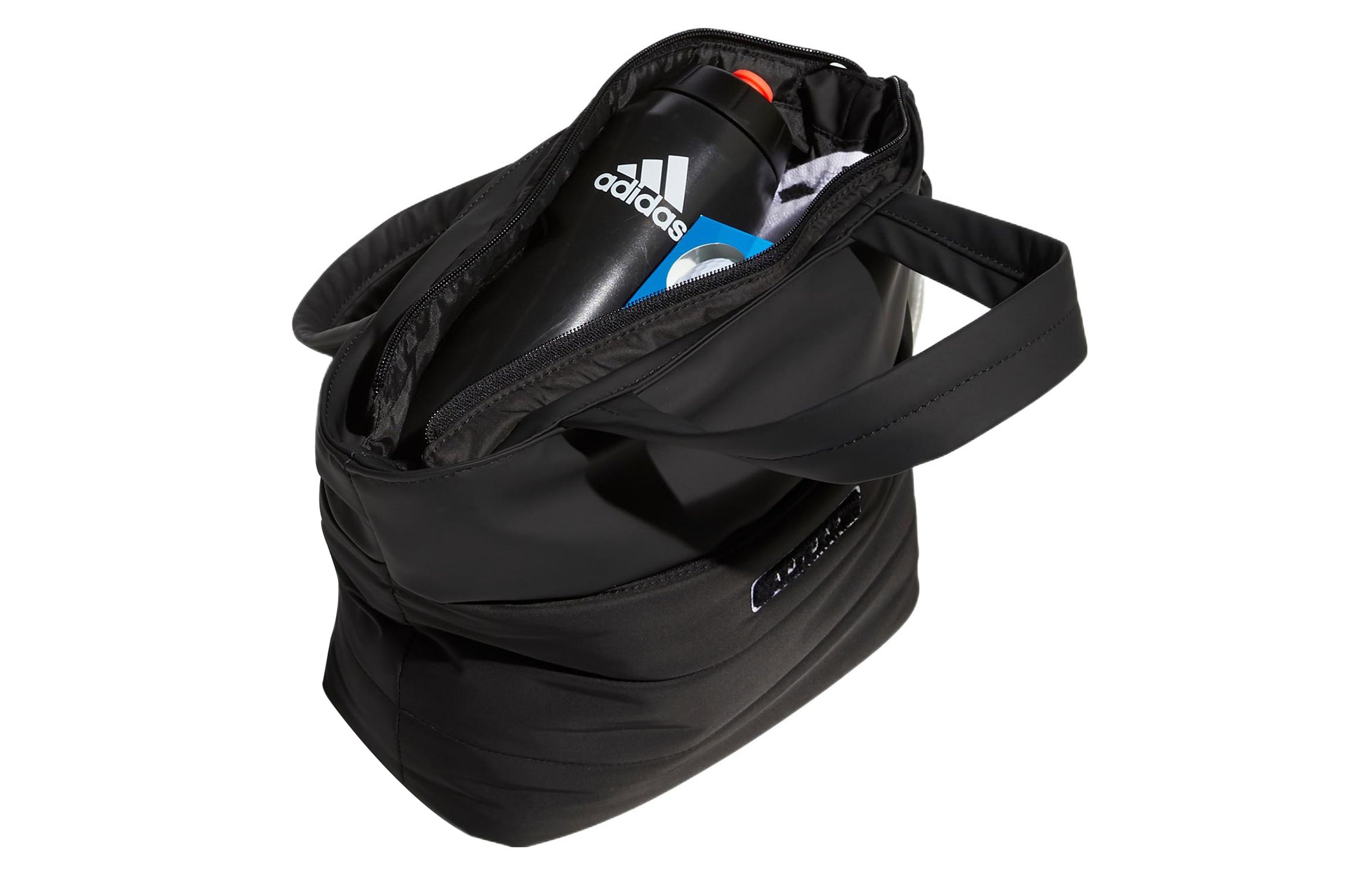 (WMNS) adidas Padded Round Bag 'Black' HG5625 - 4