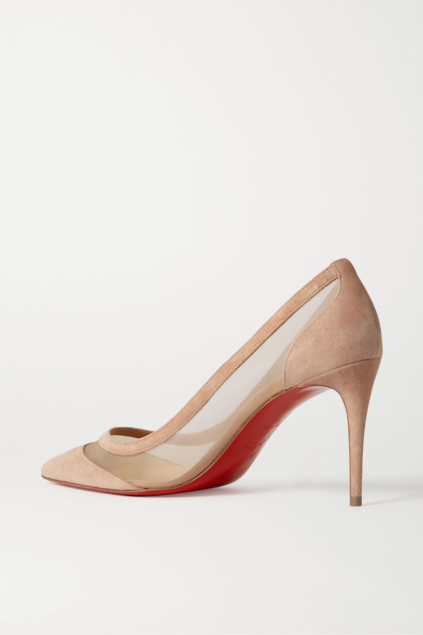 Galativi 85 suede and mesh pumps - 4