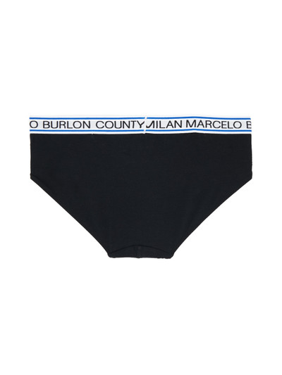 Marcelo Burlon County Of Milan Three-Pack Black Briefs outlook