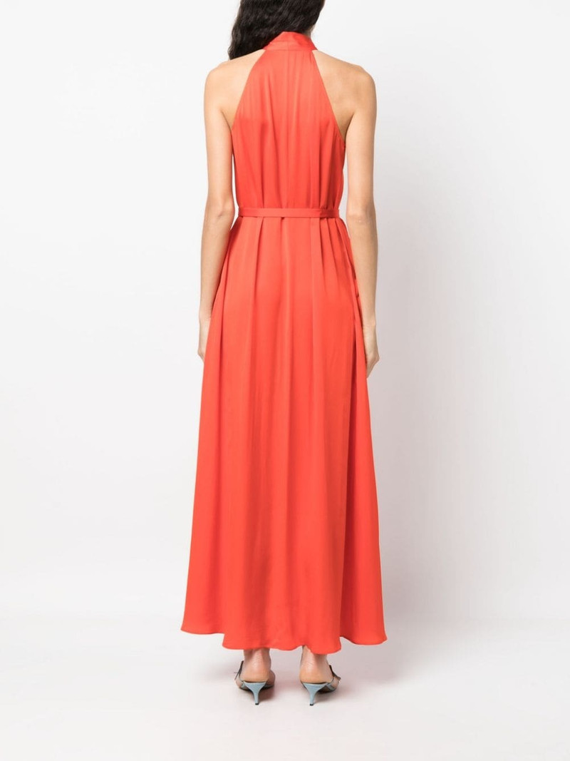 V-neck sleeveless shirt dress 4