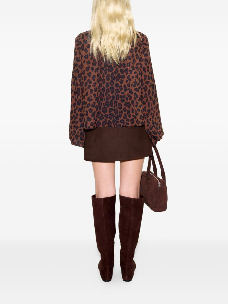 SIMONMILLER Joplin leopard-print top outlook