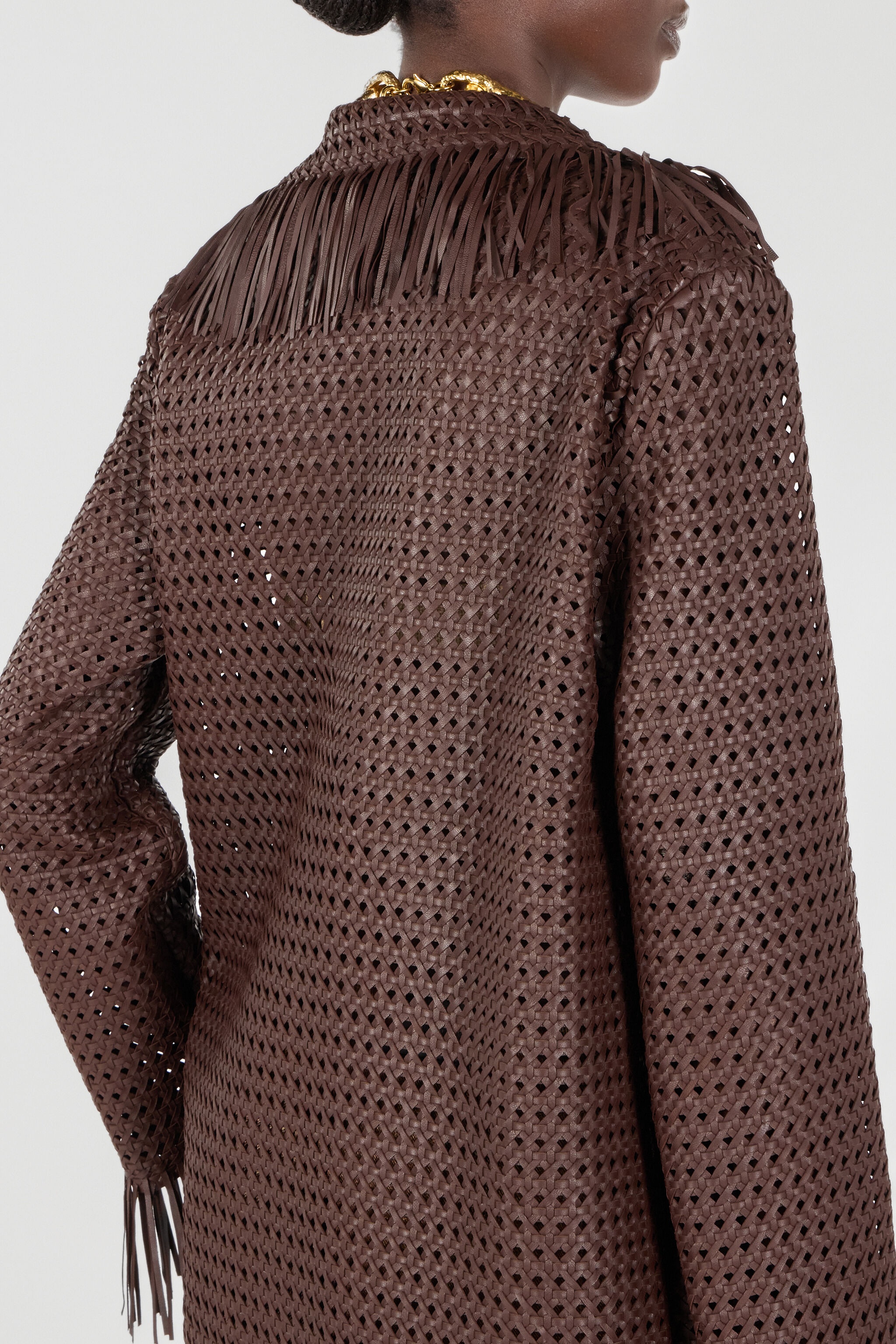 Woman Leather Coat - 7
