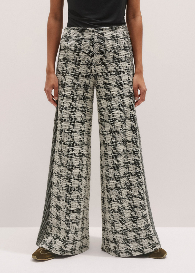 Travel Tweed Wide-Leg Pant 1
