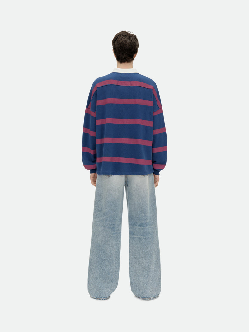 STRIPED LS PIQUE POLO 4