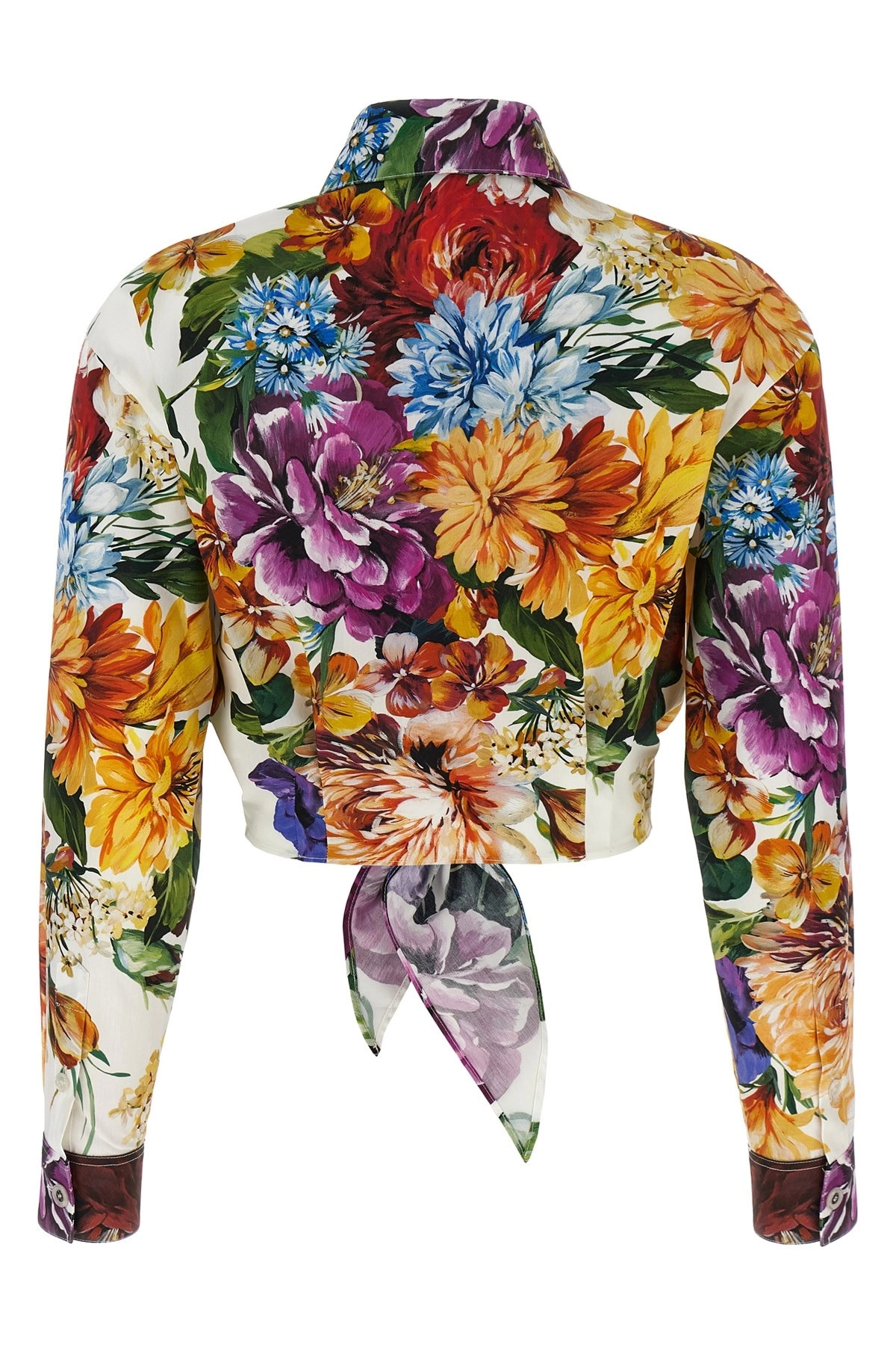Floral crop shirt - 2