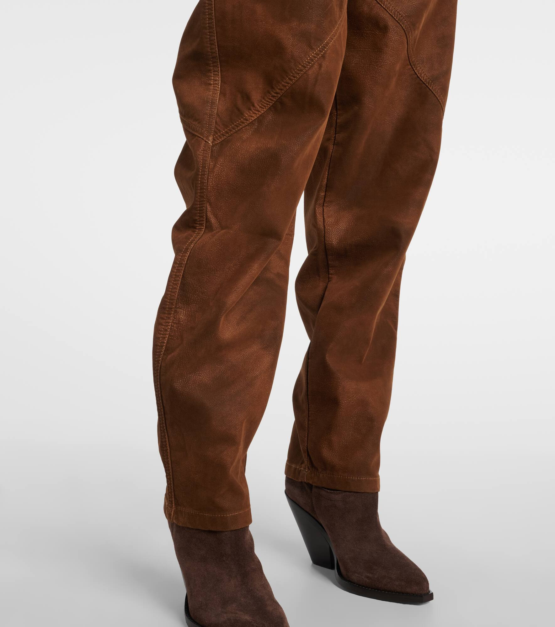 Kelvina faux leather pants - 5