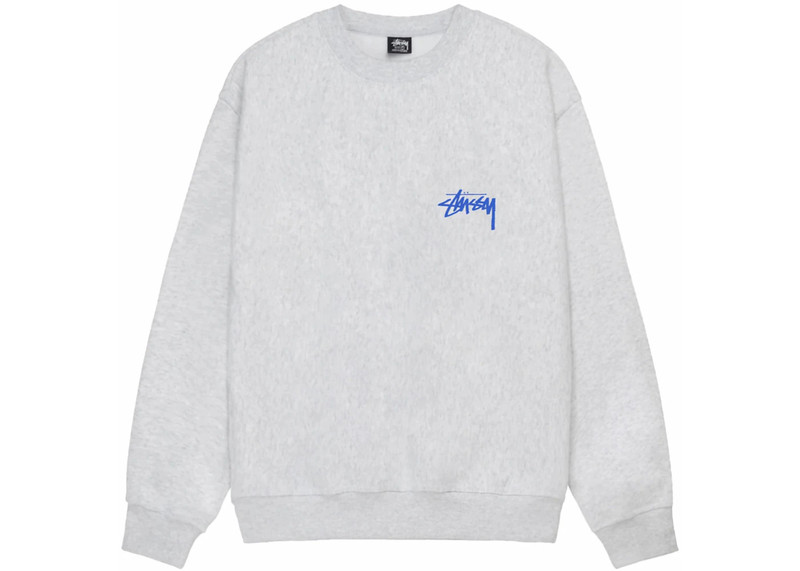 Stüssy Stussy Shells Crew Ash Heather outlook