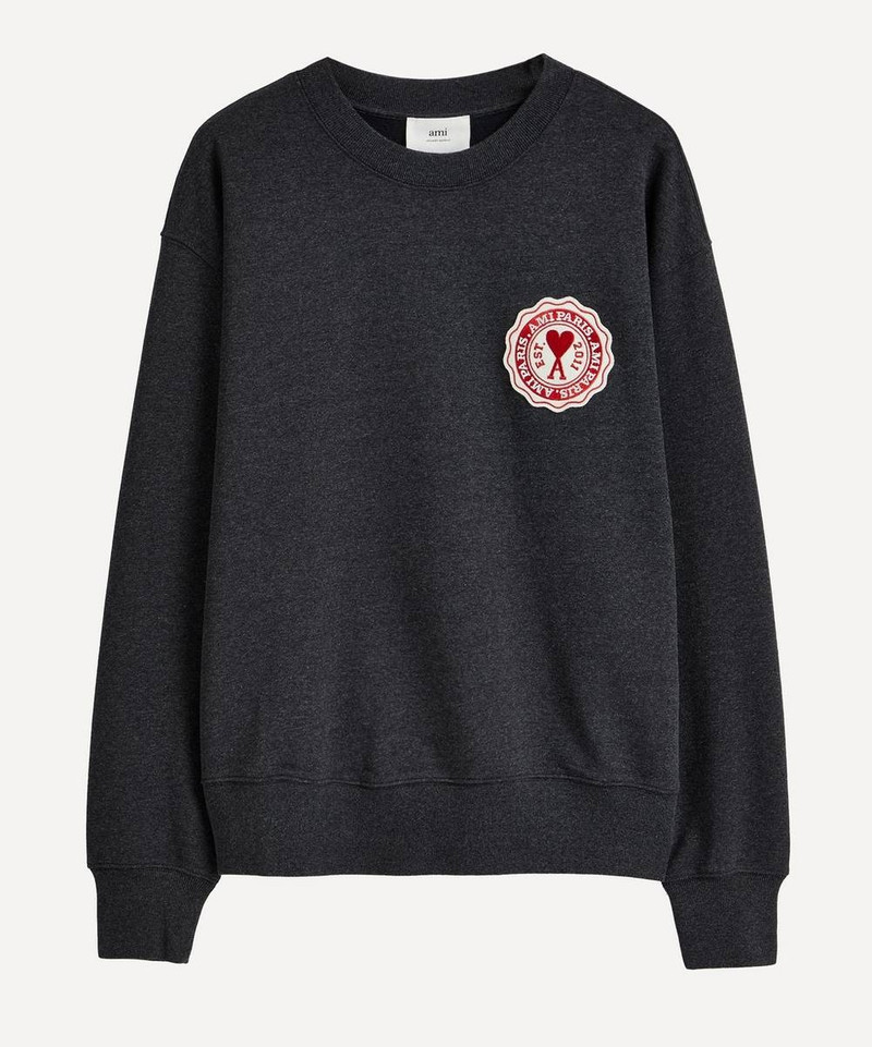 Paris Patch Crew Sweatshirt 1