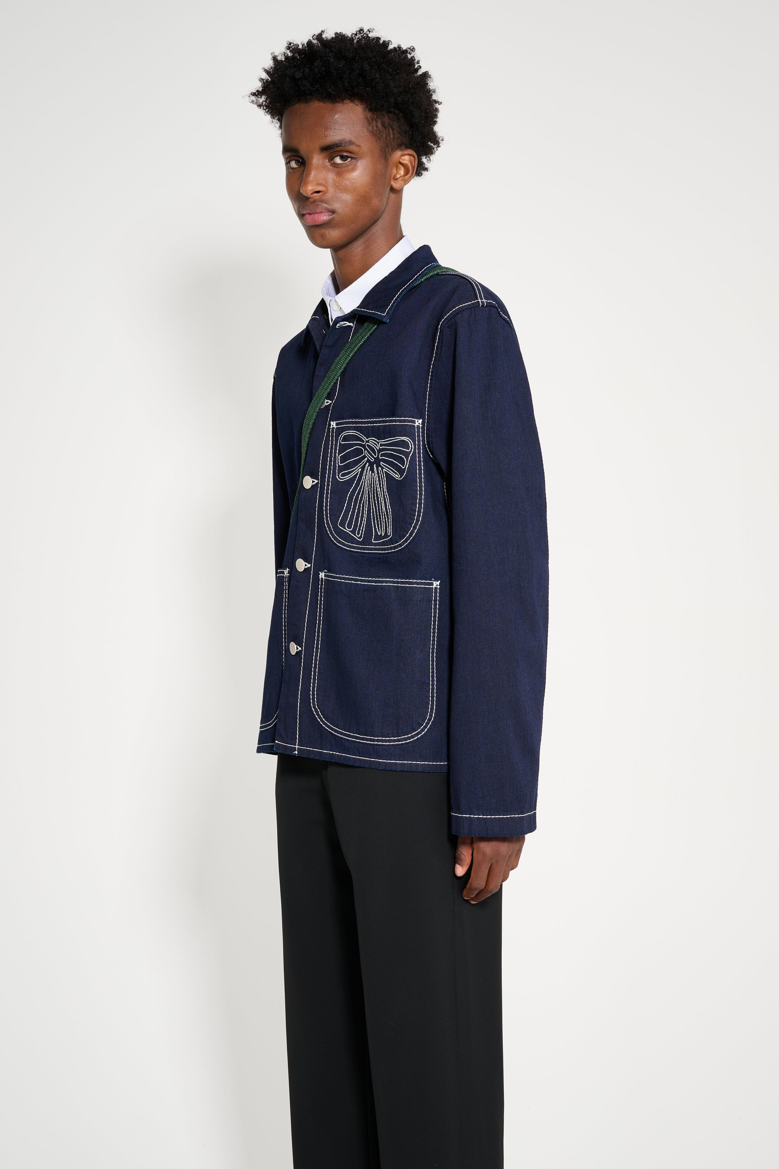 ACNE STUDIOS DENIM JACKET INDIGO BLUE - 2