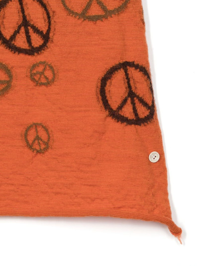Kapital Peace wool scarf outlook