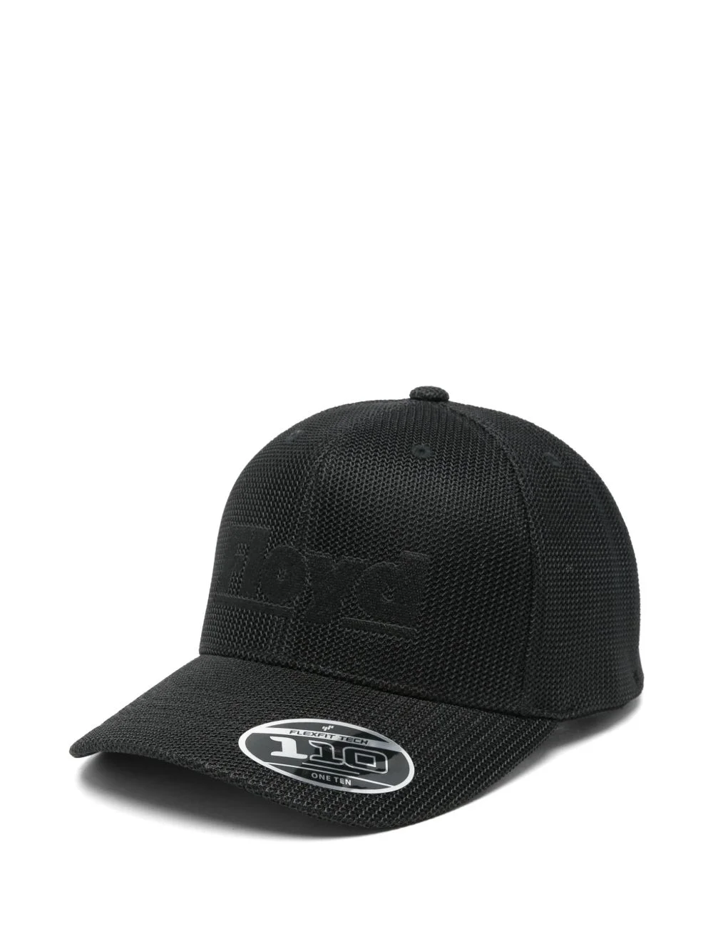 logo-embroidered mesh cap - 1