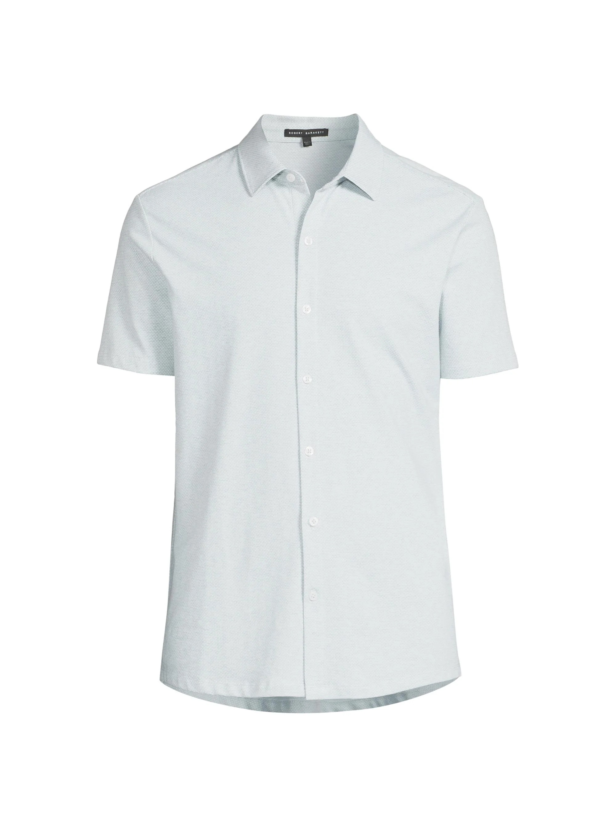 Men's Keyes Knit Shirt - Teal - 1