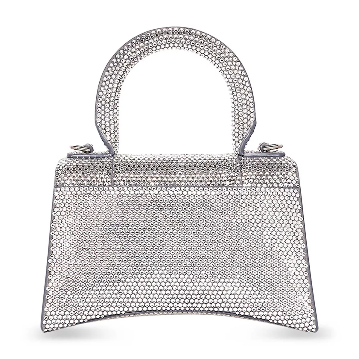 Hourglass Handbag with Rhinestones - 6