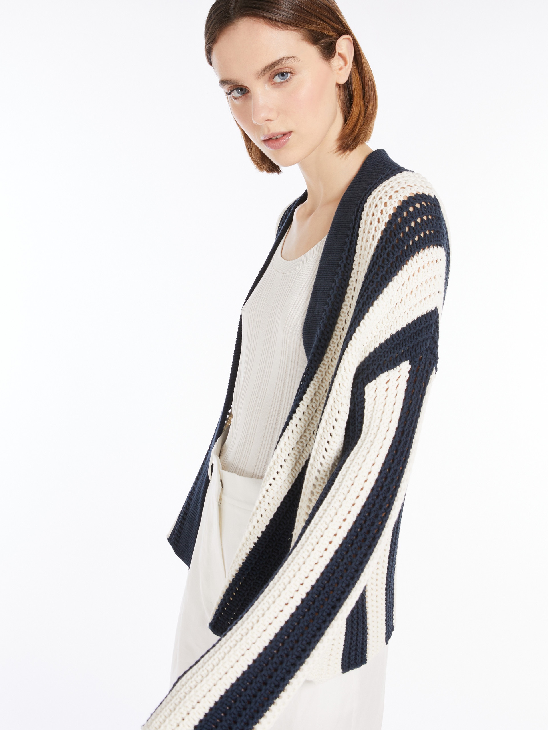 GABON Cotton yarn cardigan - 5