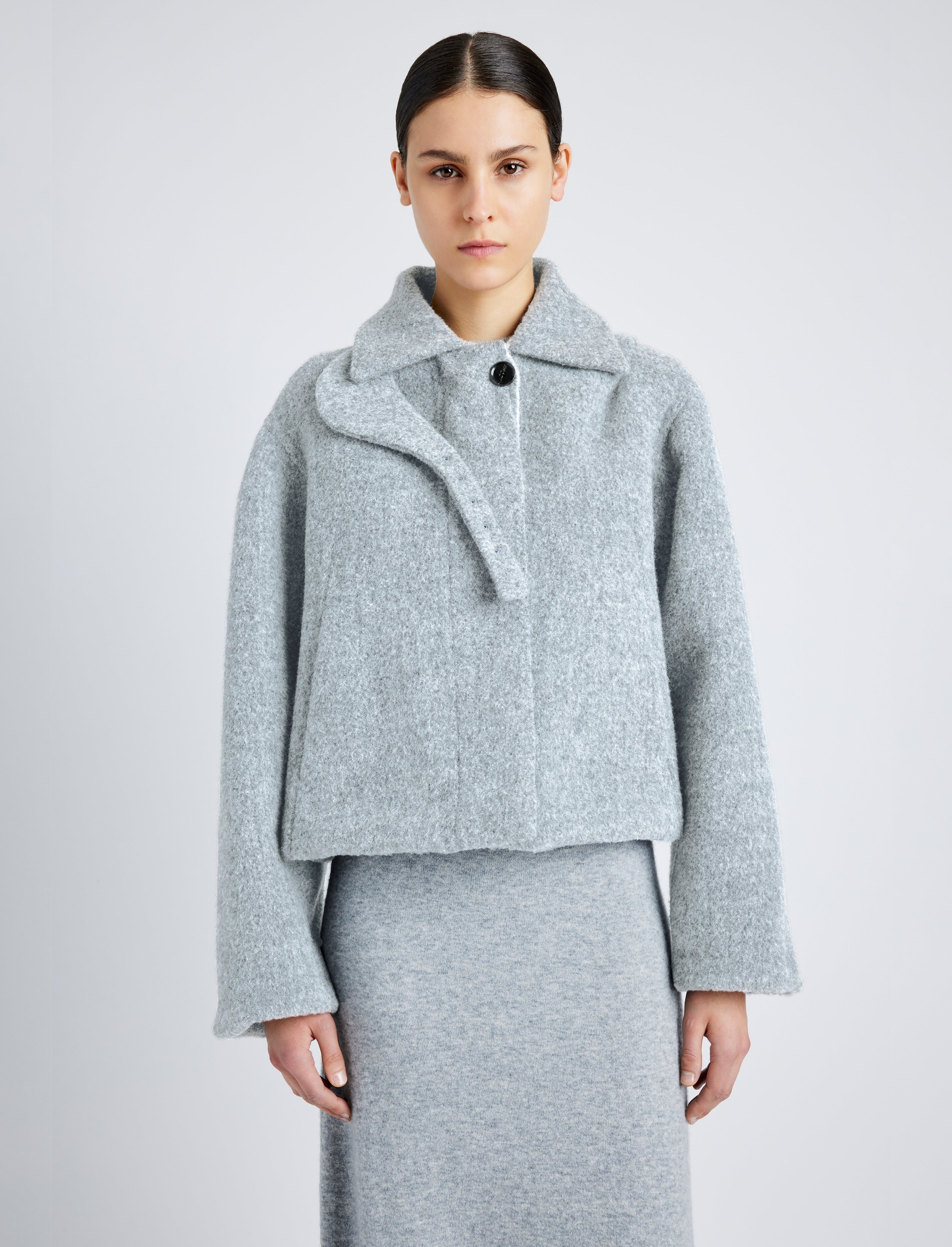 Darcy Jacket in Brushed Wool Cashmere - 6