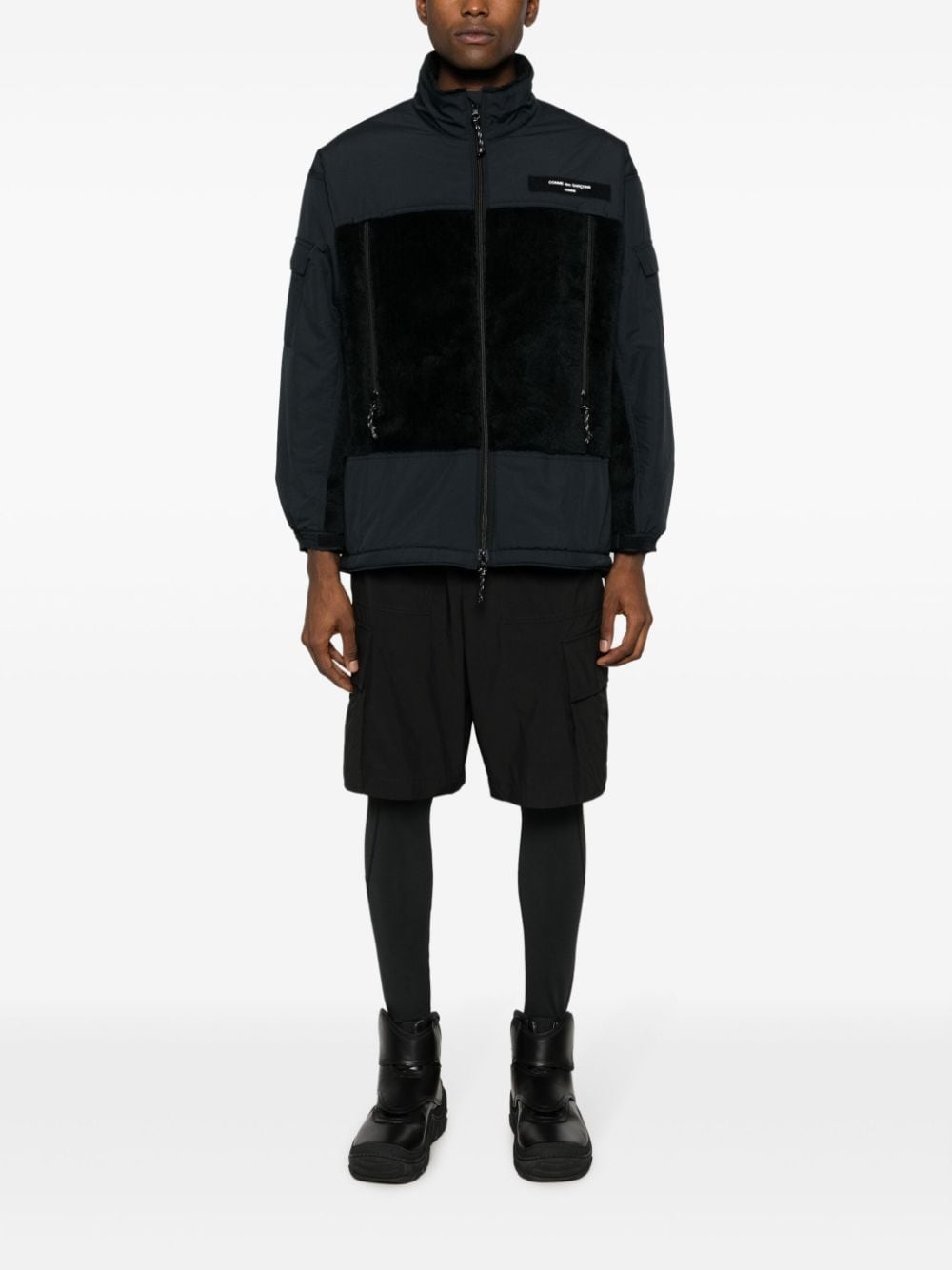 zip-up panelled jacket - 2