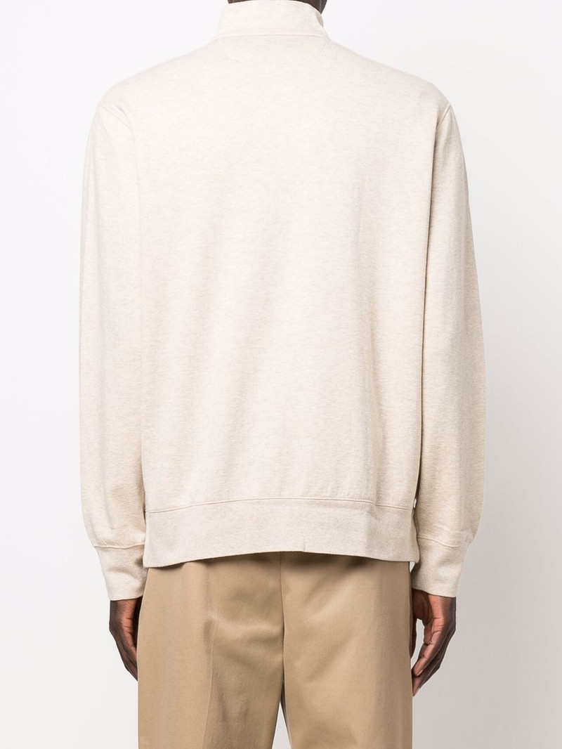 logo patch Zip Pullover 4