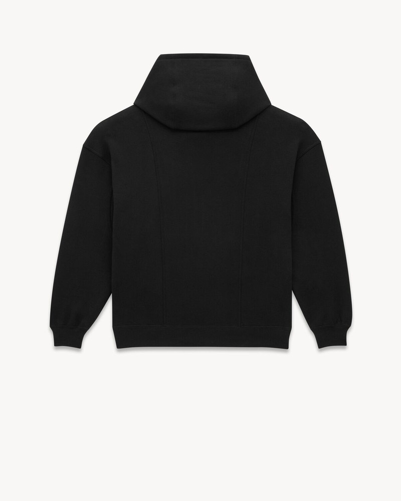 SAINT LAURENT SAINT LAURENT HALF-ZIP HOODIE outlook