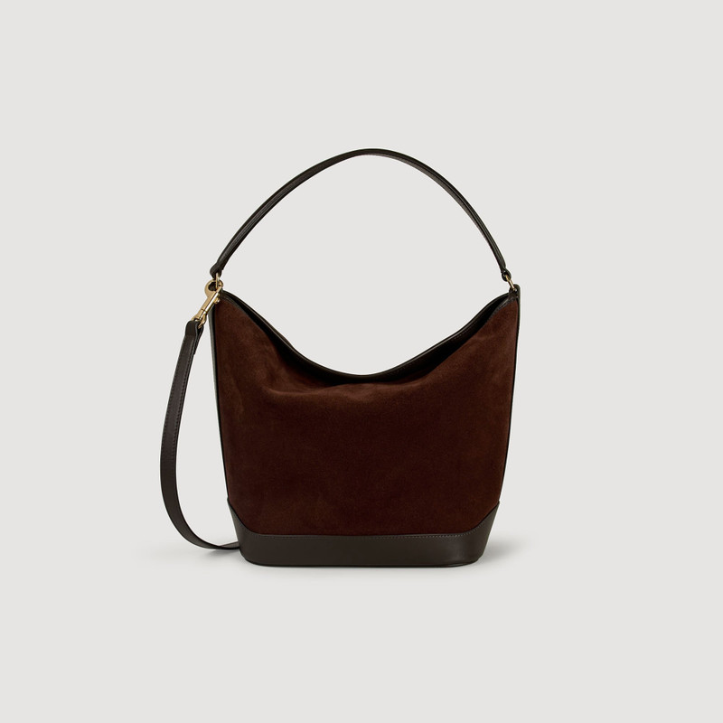 SUEDE AND LEATHER BAG TANGOSO 4