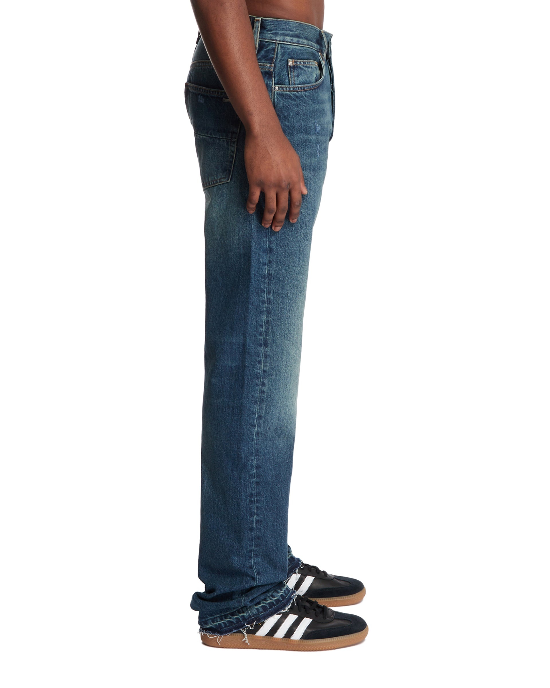 Blue Straight-Leg Jeans - 5