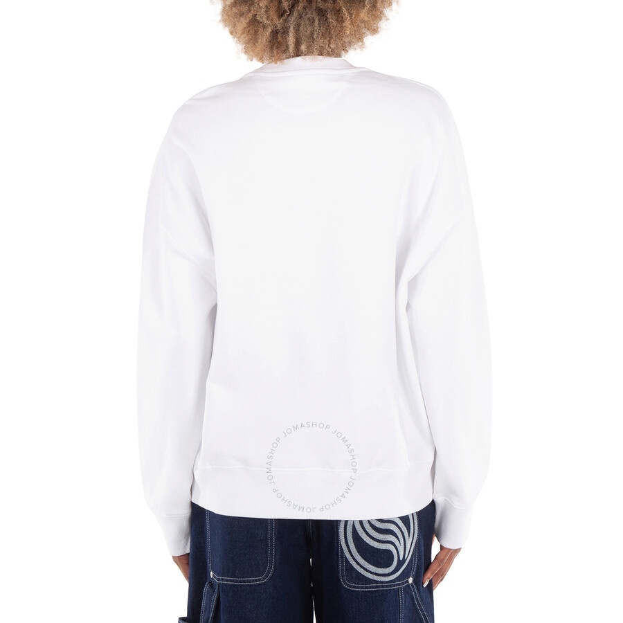 Stella McCartney Logo-Print Crew Neck Cotton Sweatshirt - 5