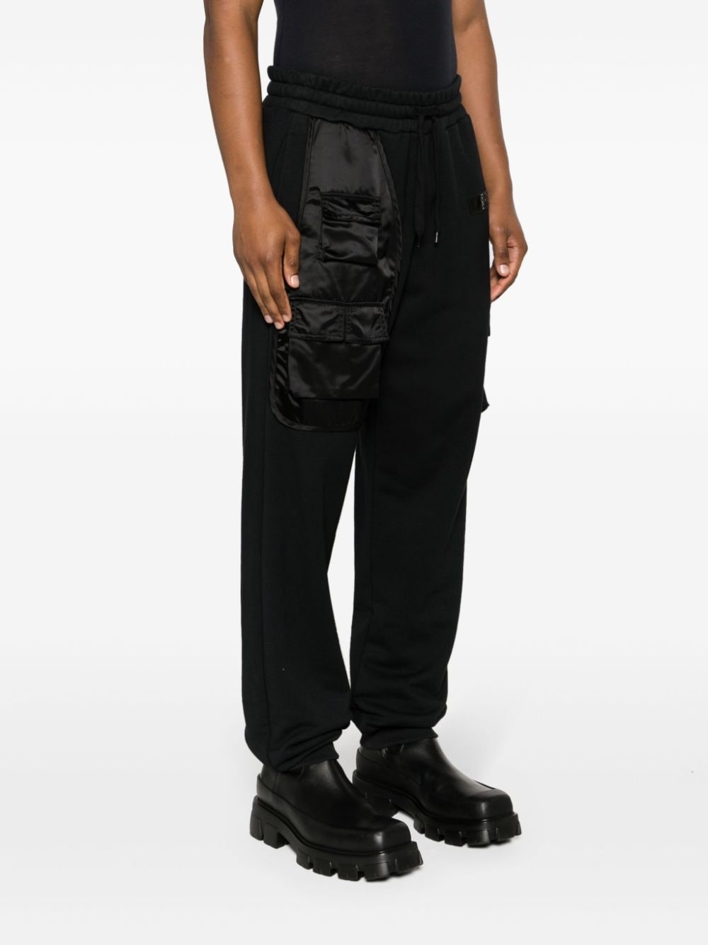 cargo cotton track pants - 3