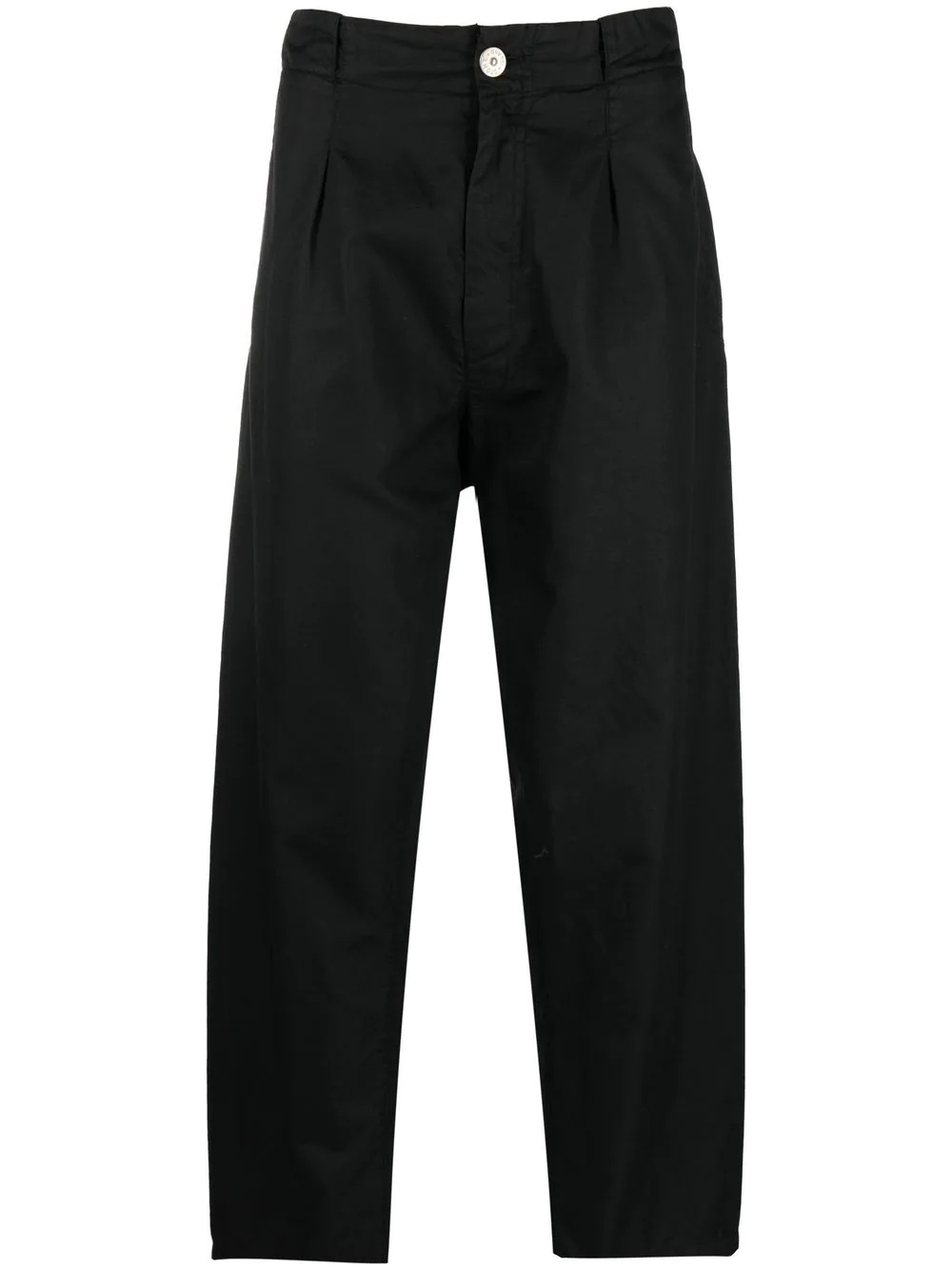 drop-crotch wide-leg trousers - 1