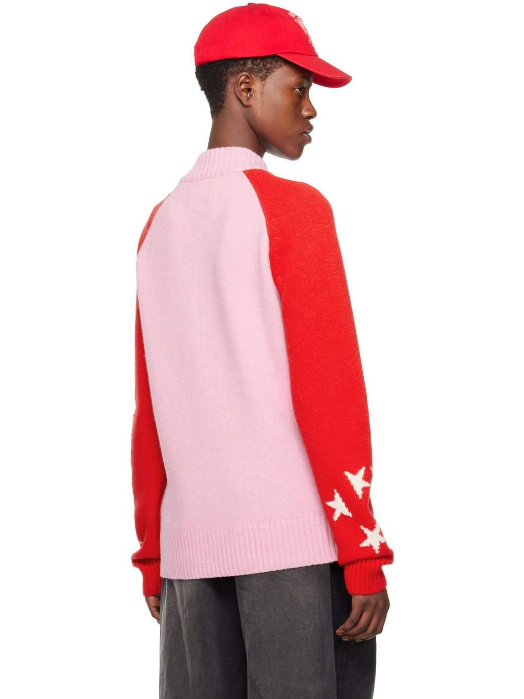 Pink & Red Zip Jacket - 3