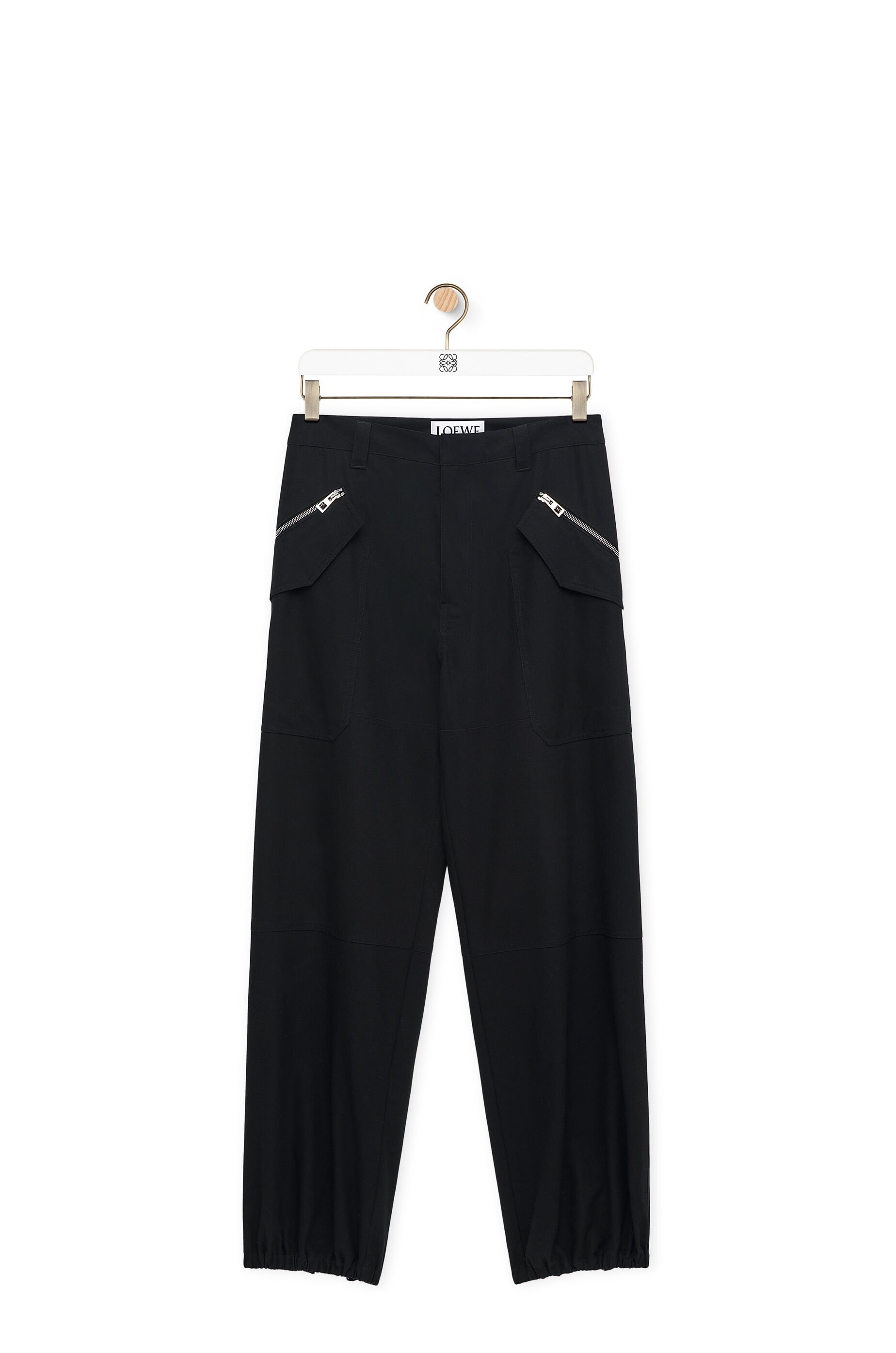 Cargo trousers in cotton - 1