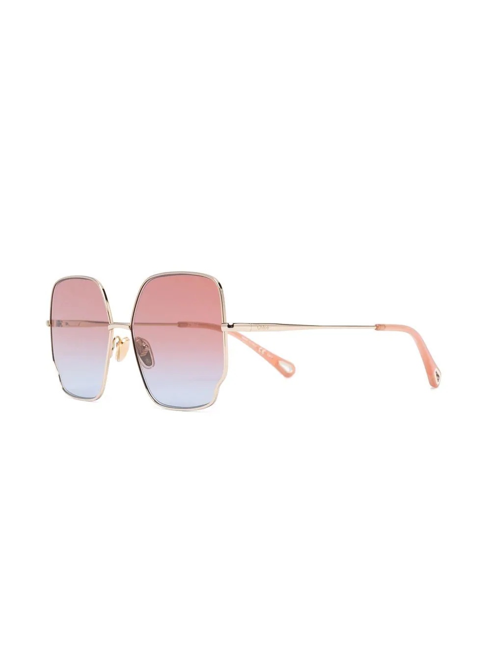 gradient-sense square-frame sunglasses - 2