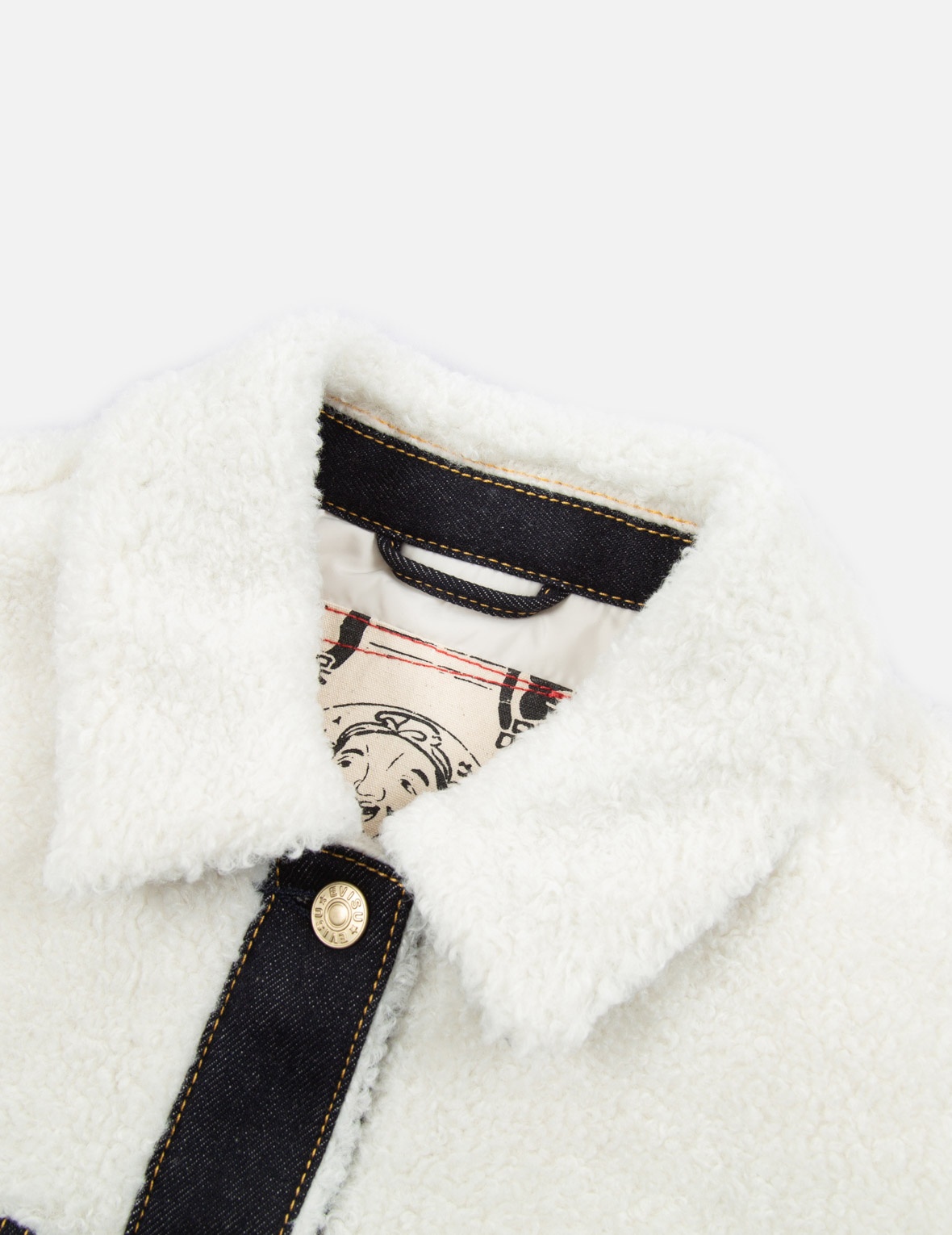 SHERPA BLOCKING DENIM JACKET - 7
