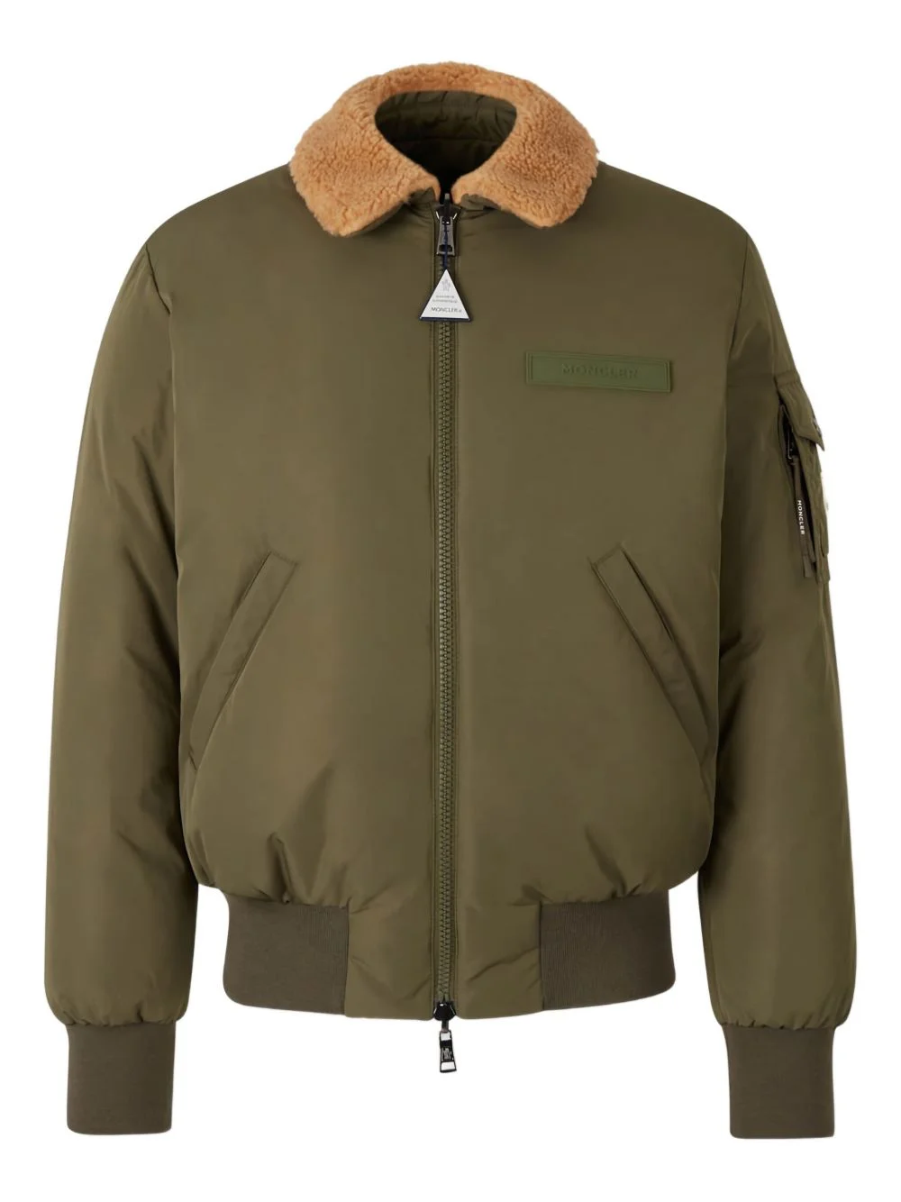 sherpa-collar bomber jacket - 1