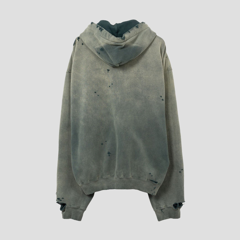 Maison MIHARAYASUHIRO SUN FADED ZIP-UP HOODIE outlook