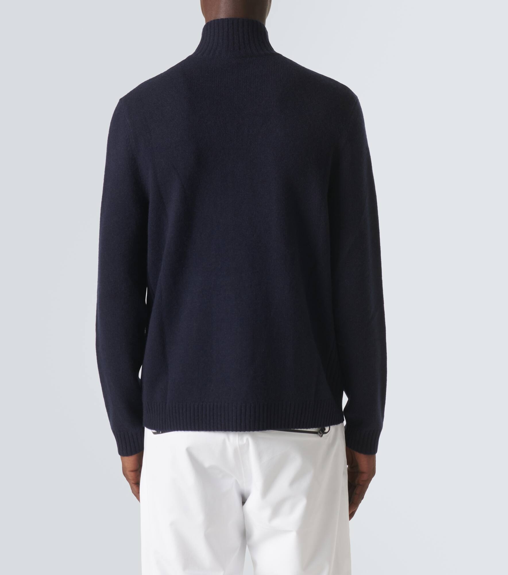 Dexter wool and cashmere zip-up sweater - 4