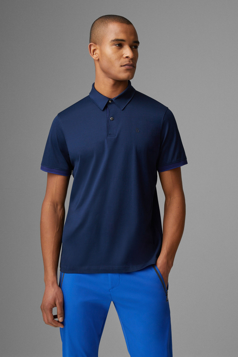 Asmo Polo shirt in Navy blue 2