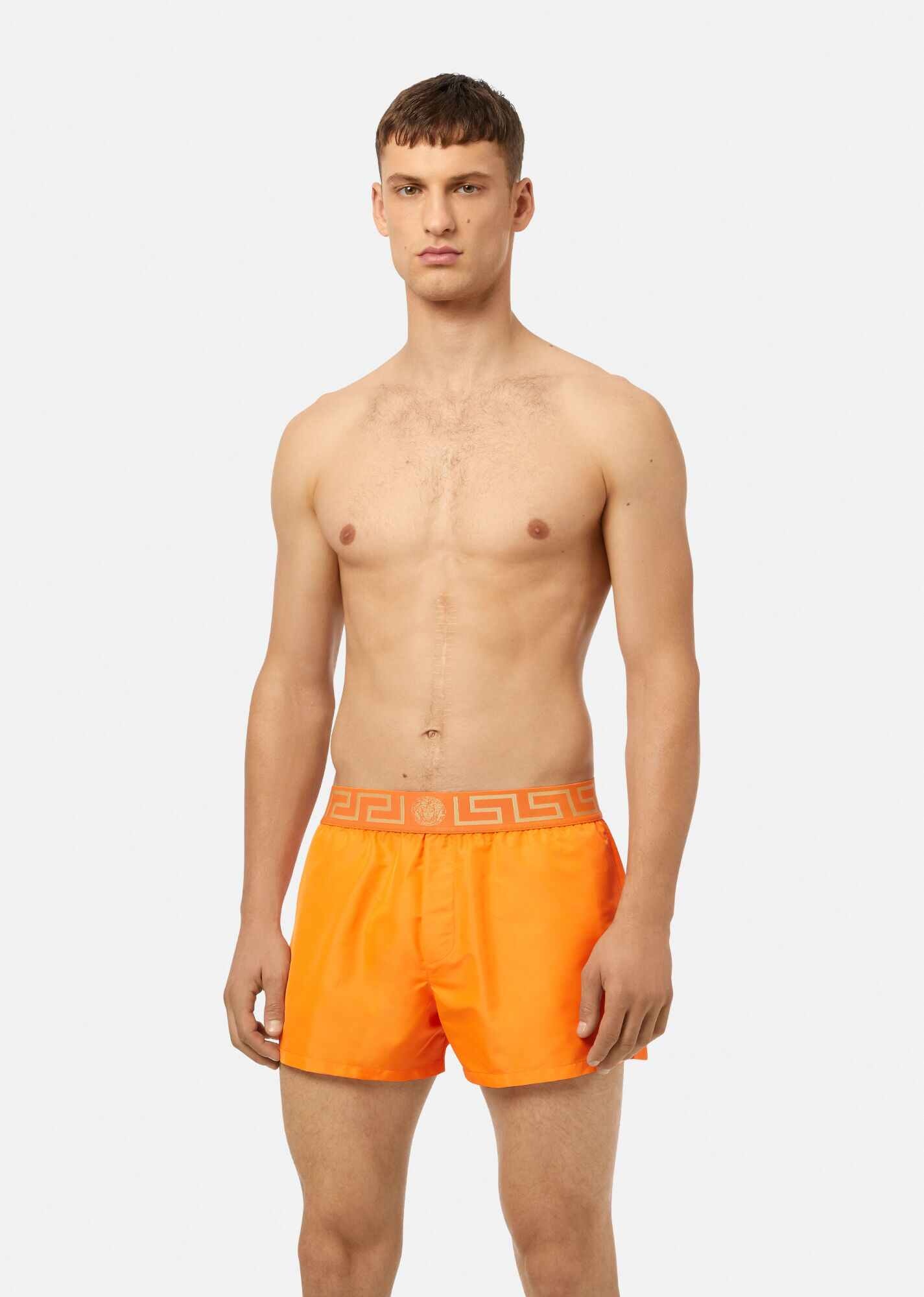 Greca Border Short Swim Shorts - 2